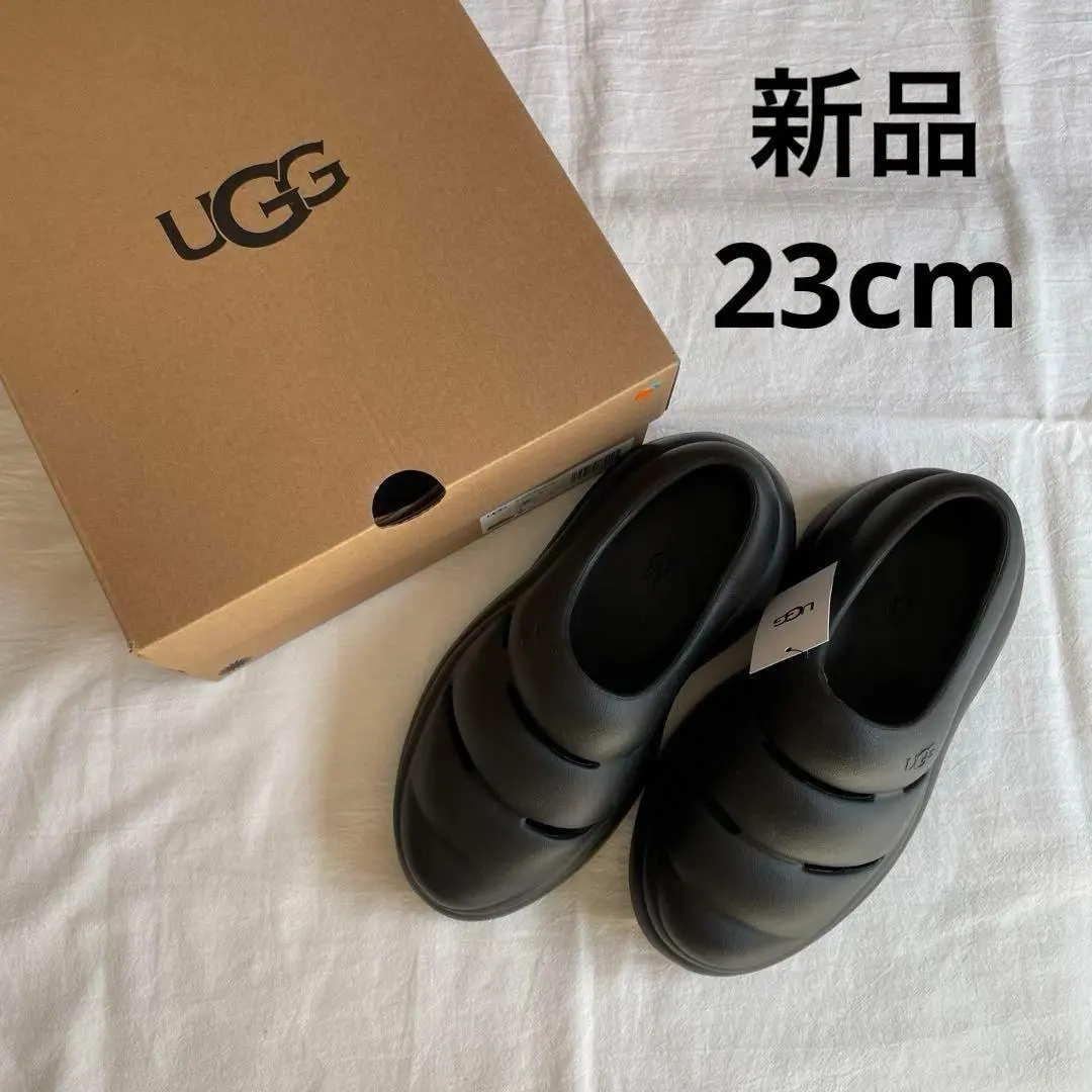 UGG 黒 サボ・クロッグサンダル 1262-0343-co1.jpg