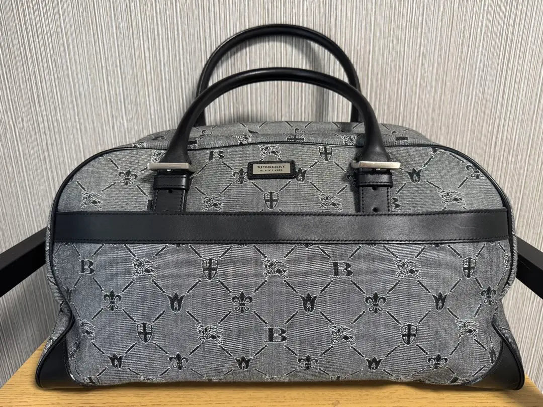 極美品✨BURBERRY バーバリーブラックレーベル ボストンバック