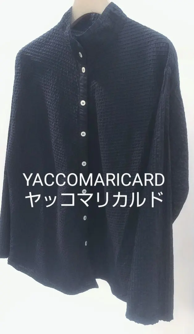美品　ヤッコマリカルド　総ピンタックジャケット　コート　ギャザー　ゆったり ヤッコマリカルド コンパクト・トラベルコート／限定モデル
