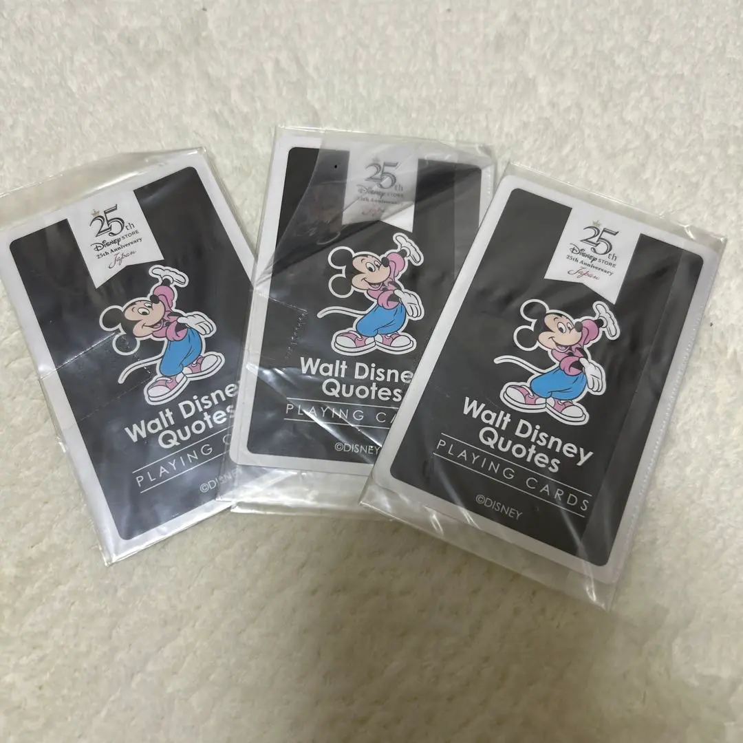 非売品★【ディズニーストア】25周年限定☆トランプ コンプリートセット＆ケース 2025年最新】ディズニーストア25周年トランプの人気アイテム