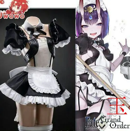 FGO 酒呑童子　同人衣装　カルデアメイド　コスプレ FGO 酒呑童子 uwowo製メイド Sサイズコスプレ