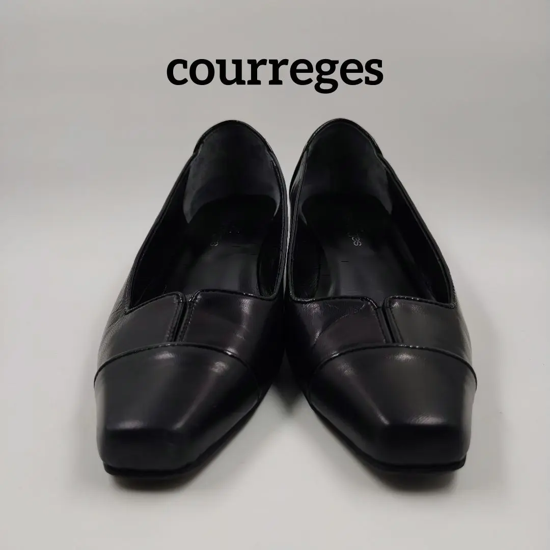 クレージュ ロゴ パンプス新品 Courrages 39 クレージュ ロゴ パンプス新品 Courrages 39 courreges