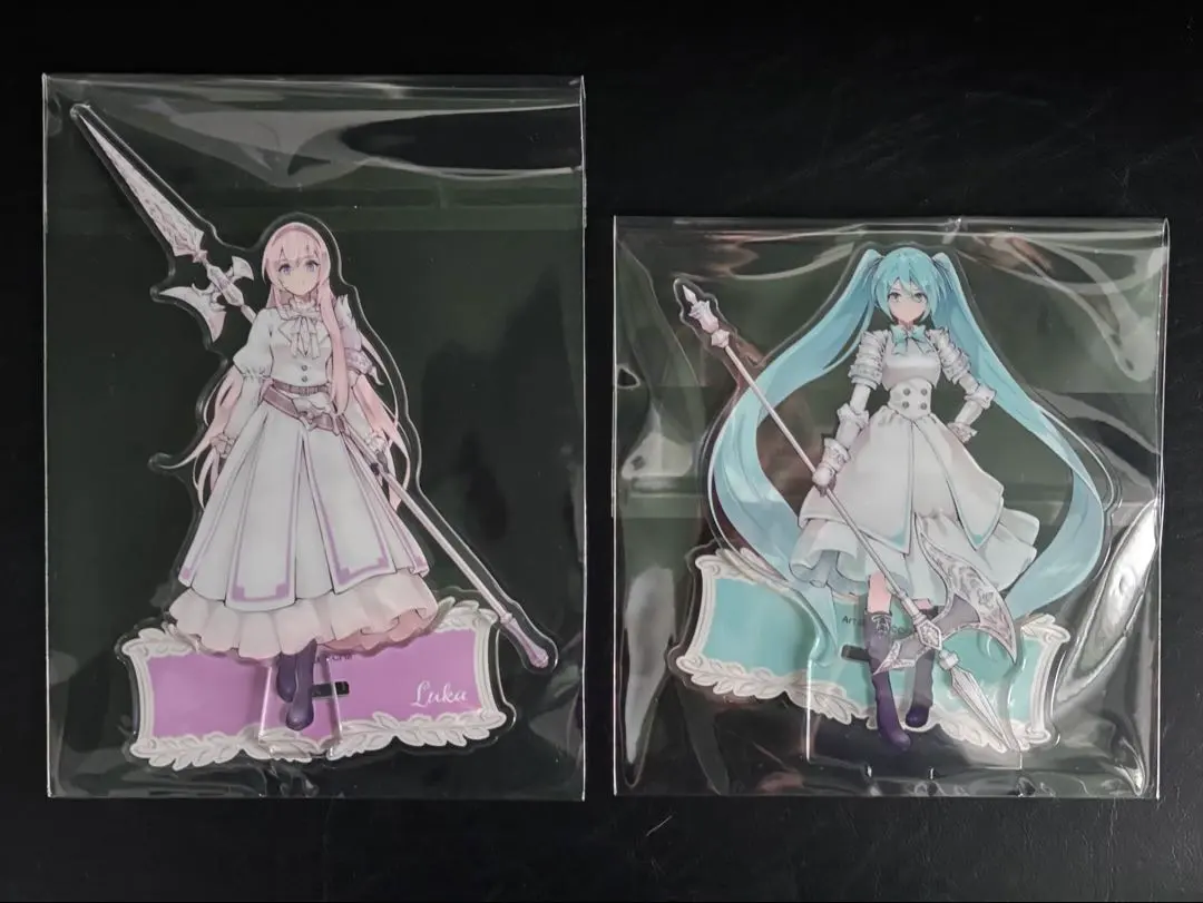 Thumbnail of Hatsune Miku, Luka Megurine, Knight Acrylic Stand Set. Individual sales available.
