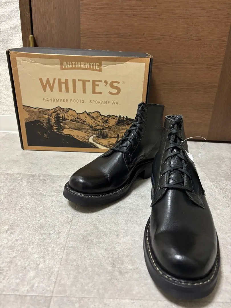 ホワイツ セミドレス ⭕️丸洗メンテ済ウォーターバッファロー革 WHITE'S ホワイツ 5インチ セミドレス WATTER BUFFALO BLACKCHERRY