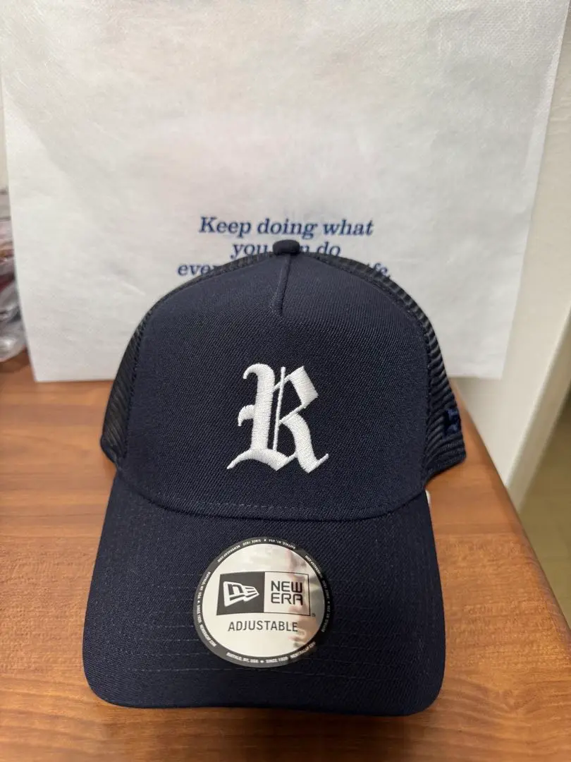未使用　ロンハーマン RHC newera メッシュ Rロゴ キャップ　ネイビー Ron Herman 新品 ロンハーマン RHC x ニューエラ NEW ERA 9FORTY