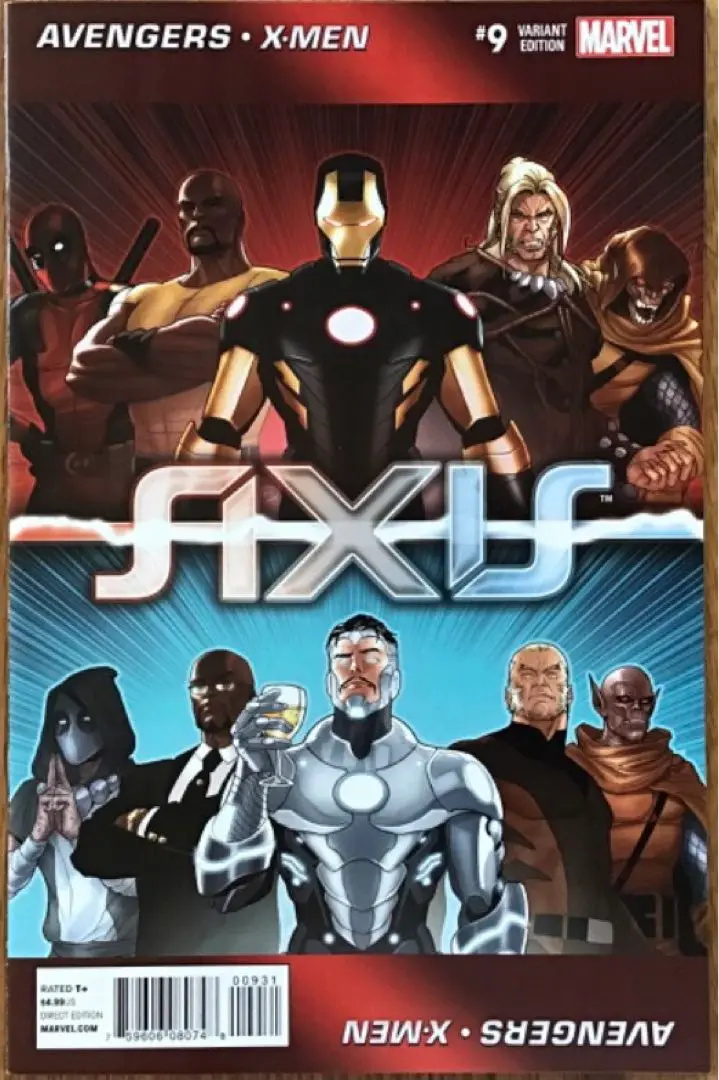 アベンジャーズ X-men AXIS インセンティブ表紙 5冊　アメコミリーフ アベンジャーズ X-men AXIS インセンティブ表紙 5冊 アメコミ