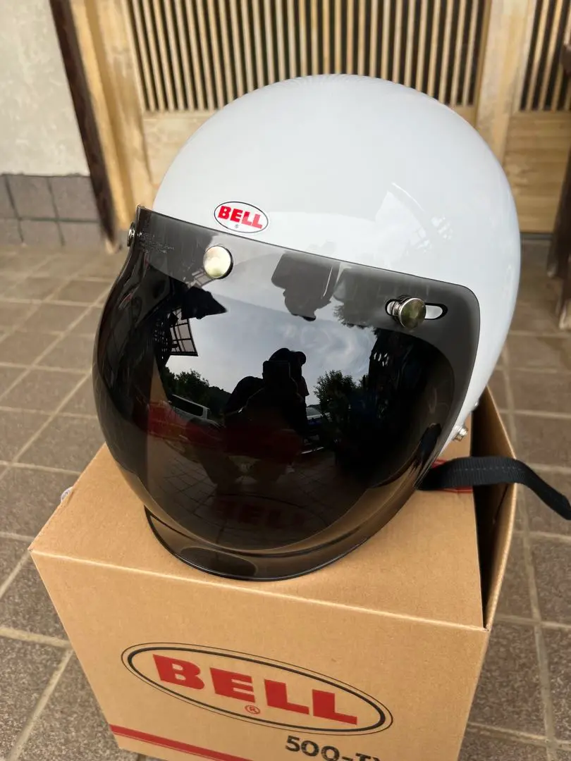 BELL 500-TXJ フラット グレー XLサイズ BELL 500-TXJ XLサイズ 深目被り加工済み ジェットヘルメット