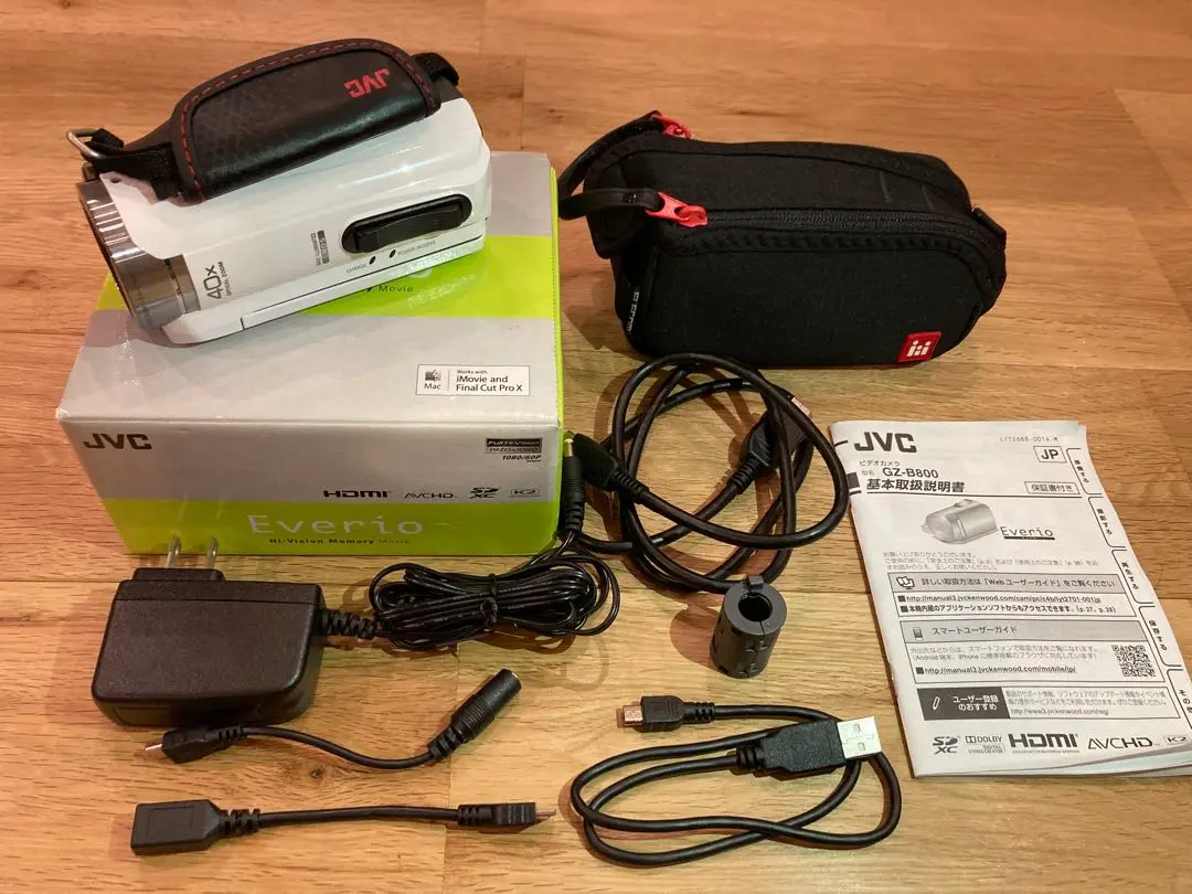 【美品】JVC Everio Gz-B800-W Amazon | JVCKENWOOD JVC ビデオカメラ Everio R 防水 防塵 32GB