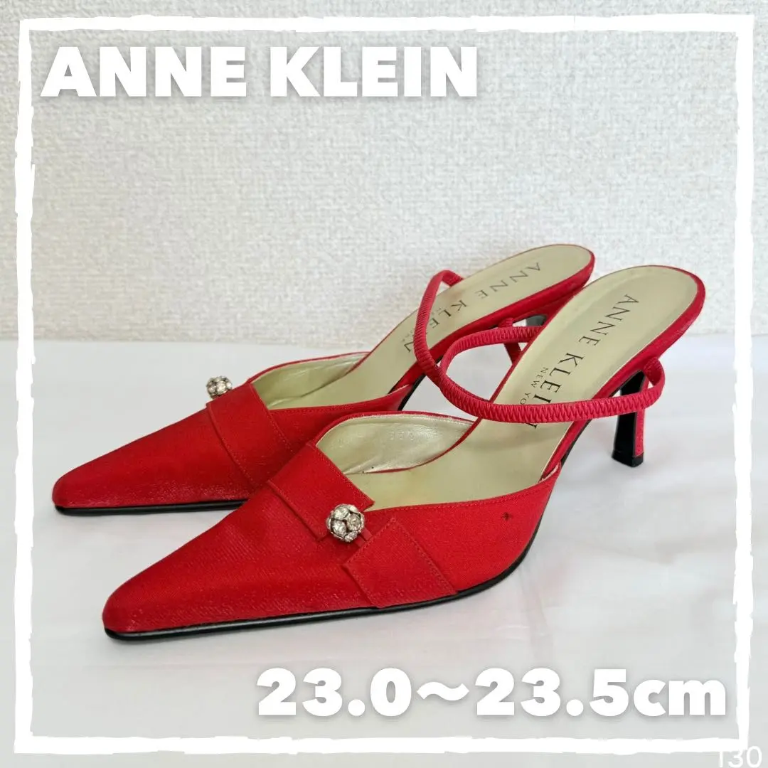 Thumbnail of 【Excellent Condition】ANNE KLEIN Pointed Toe Pumps Red 23-23.5cm