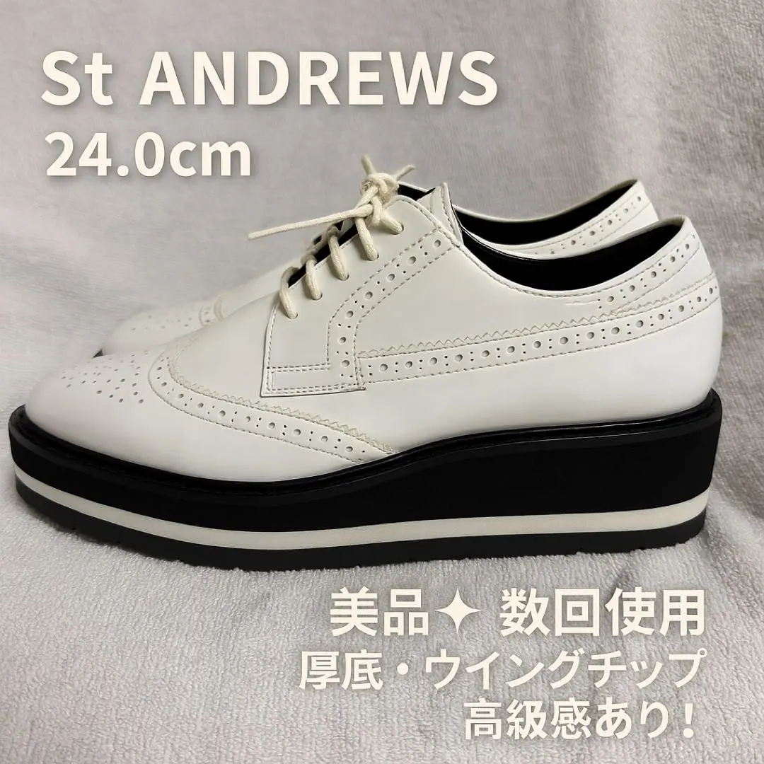 セントアンドリュース厚底スパイクレスゴルフシューズ レディース23.5-24cm 厚底スパイクレスシューズ (WOMENS) | St ANDREWS（セント