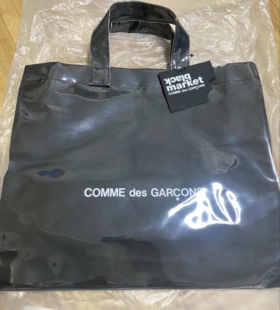 CDG （シーディージー ）TRANSPARENT PVC TOTE BAG トートバッグ Cdg Comme Des Garcons Transparent Pvc Tote Bag Clear 35×43