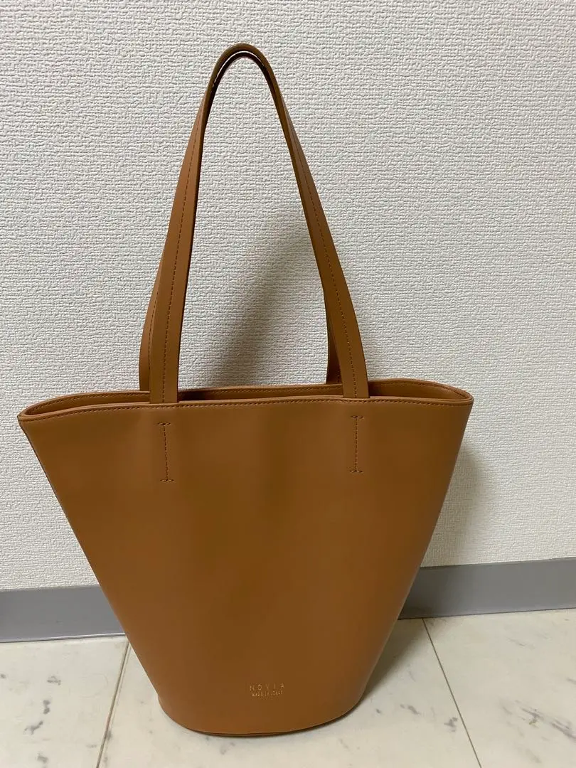 未使用 NOVIA 伊製 本革 レザー 2WAY ハンドバッグ ショルダー