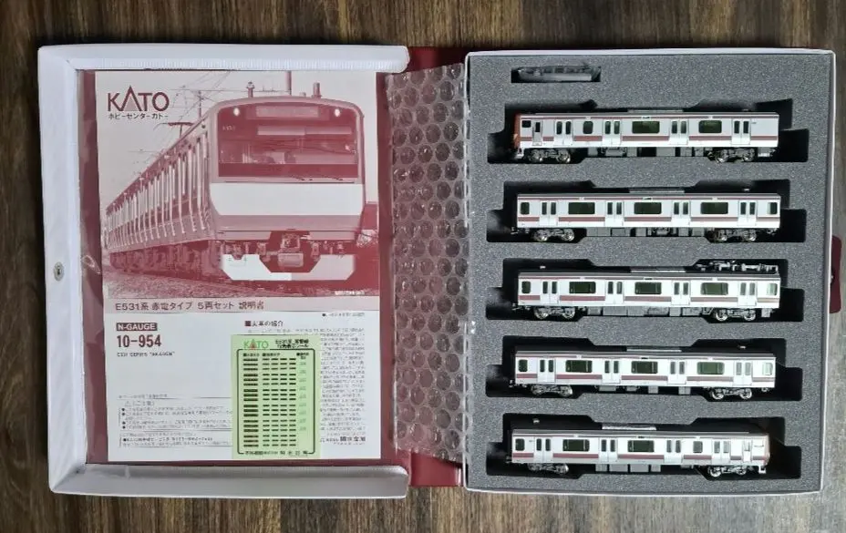 E531系 赤電タイプが入線しました。KATO 10-954 ホビーセンター