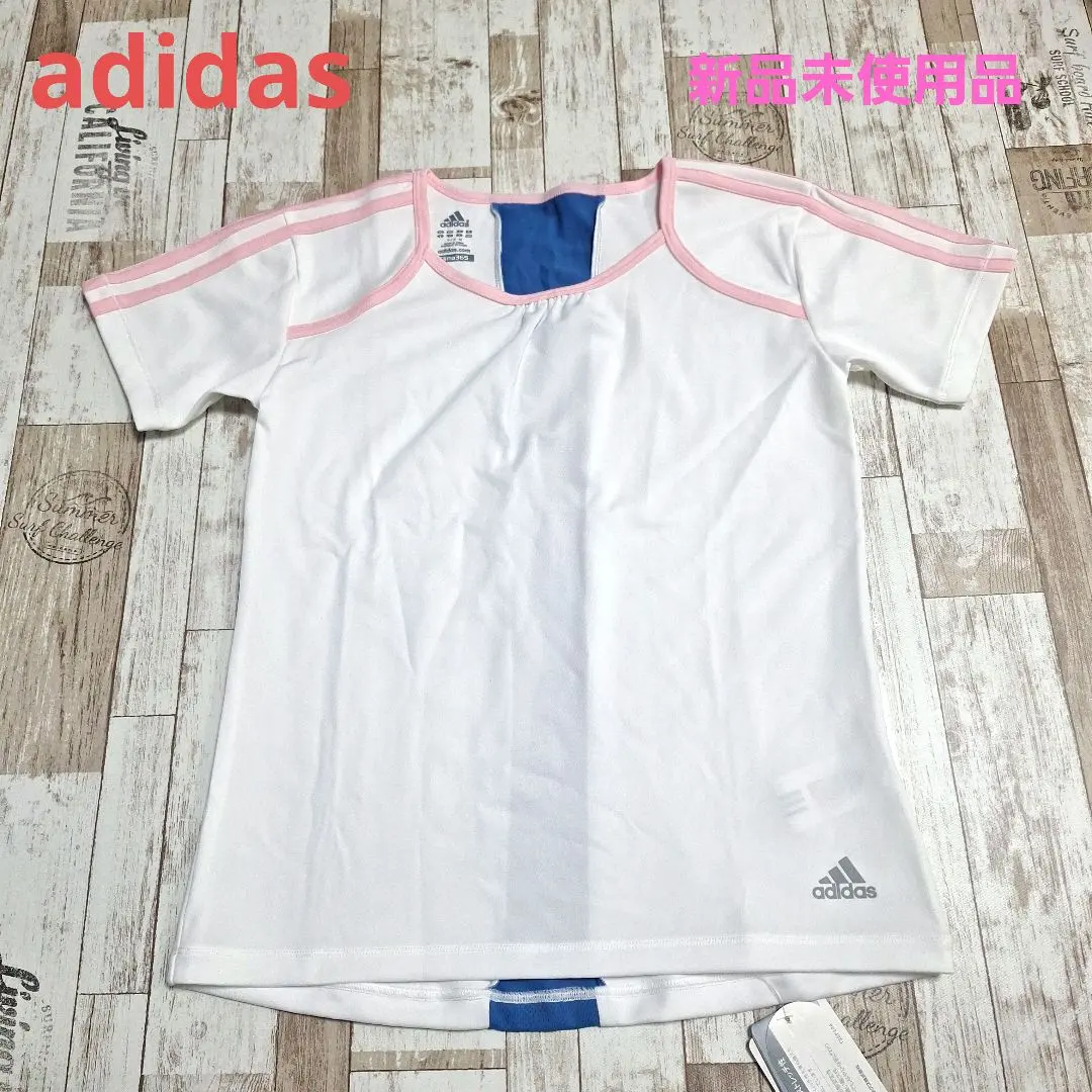 Thumbnail of 【New, Unused】adidas T-shirt M White SOLOTEX Mesh Top