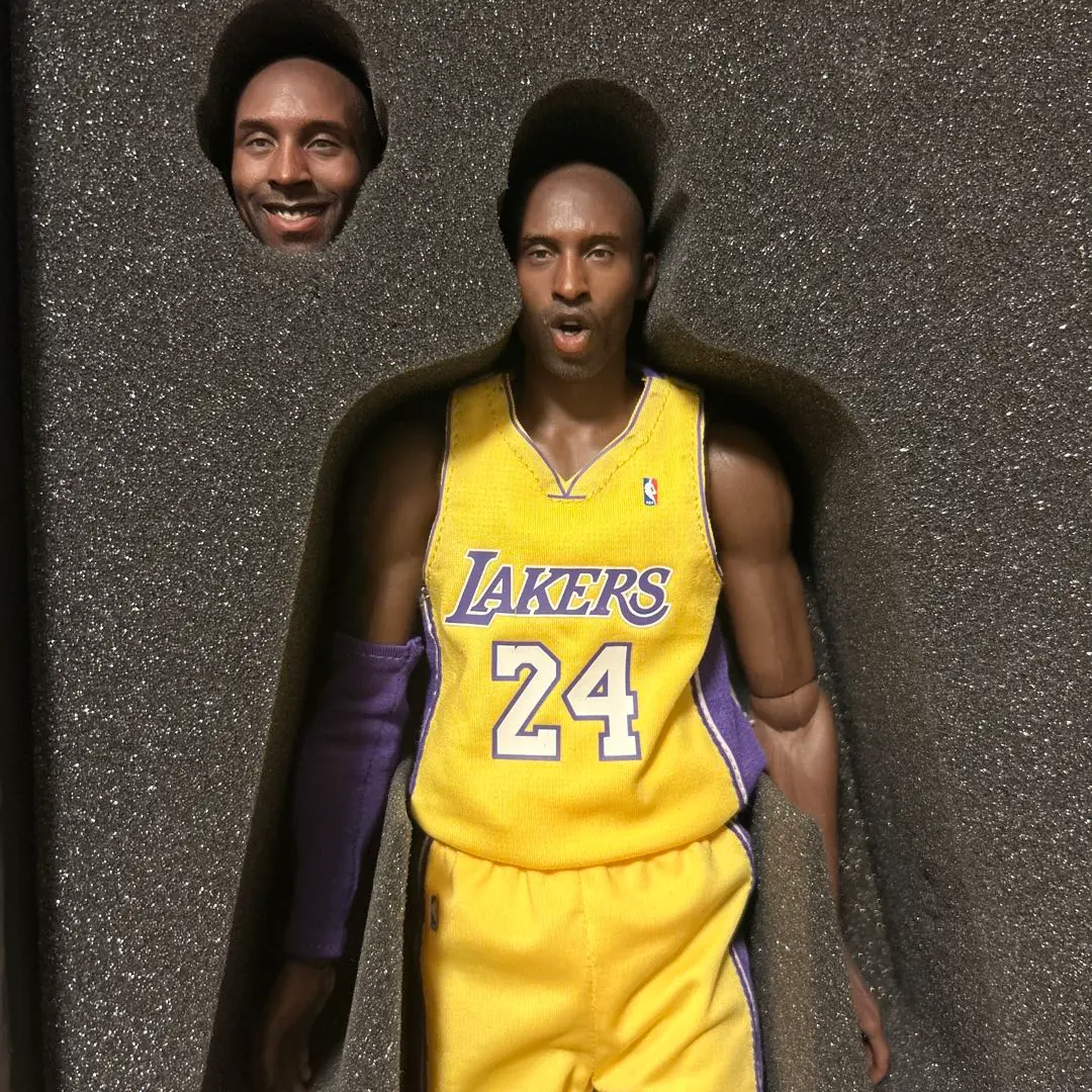 エンターベイ　コービー　ENTERBAY kobe ヘッド　リペイント ENTERBAY x NBA：1/6 高比·拜仁“242010”｜蠟像級高可動人偶（高