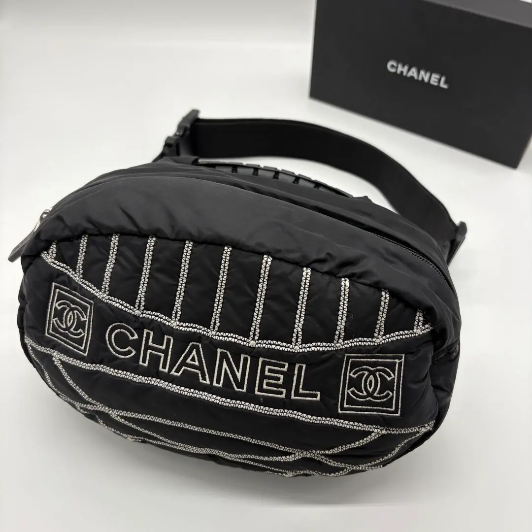 s*3様 CHANEL シャネル スポーツライン ココマーク ウエストポーチ ボ s*3様 CHANEL シャネル スポーツライン ココマーク ウエスト