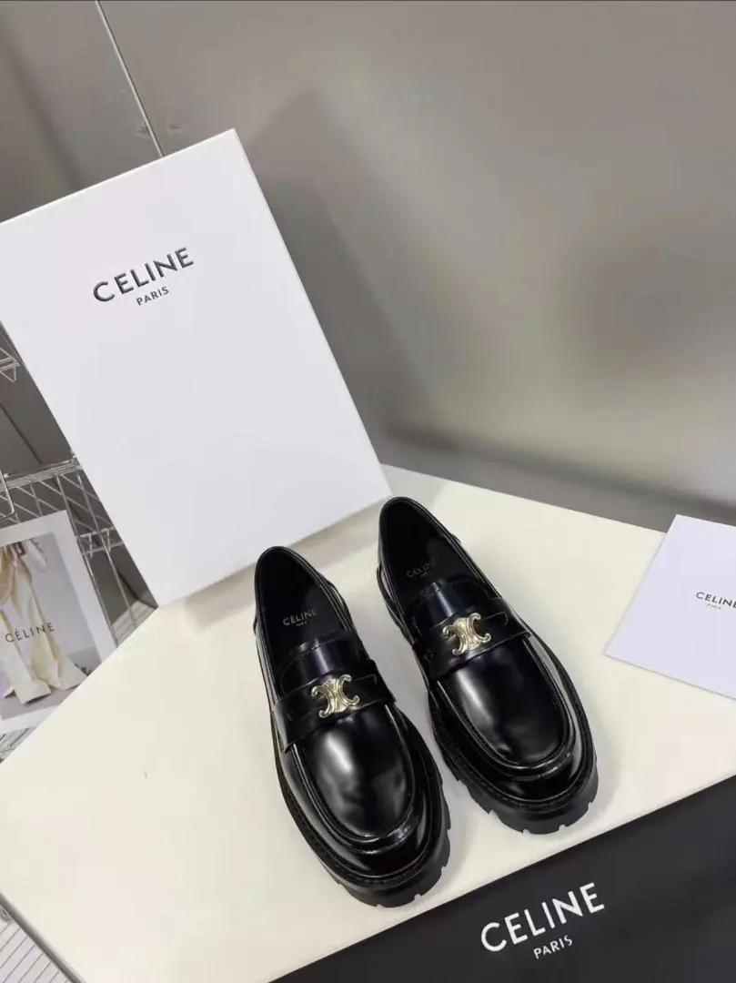 Thumbnail of Excellent Condition CELINE Black Leather Shoes | Unisex for Autumn/Winter