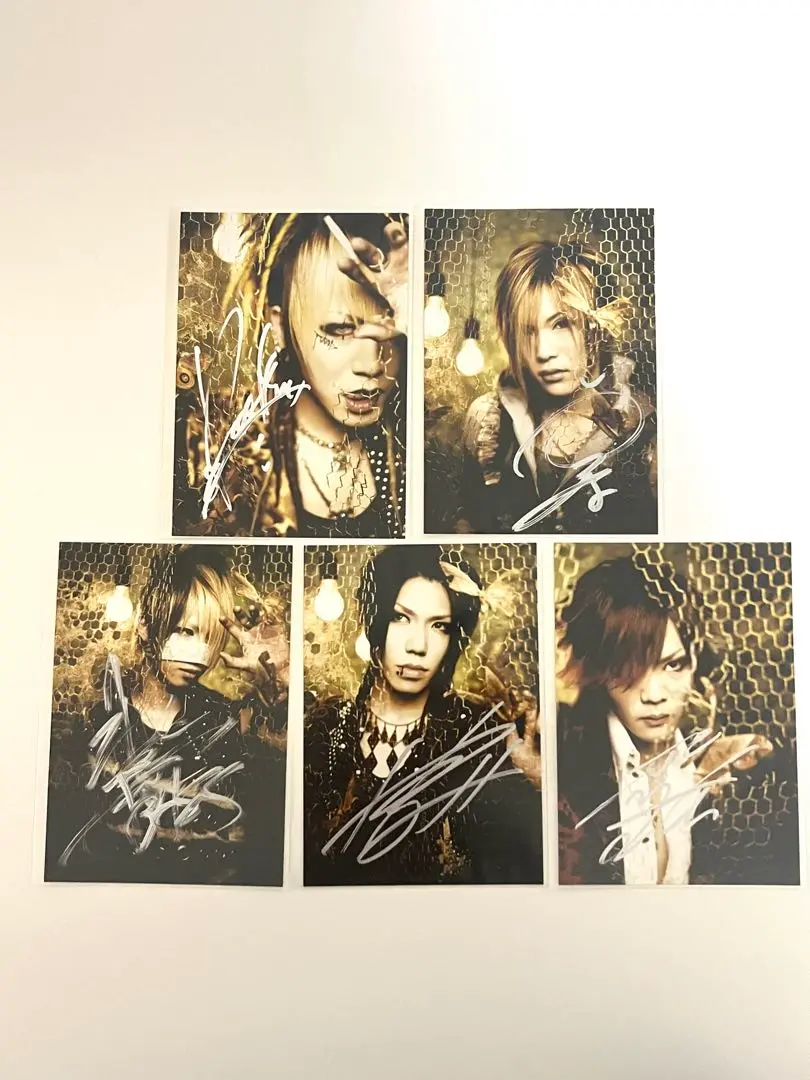 the GazettE 直筆サイン レア！the GazettE ガゼット☆限定パンフレット7冊☆直筆サイン
