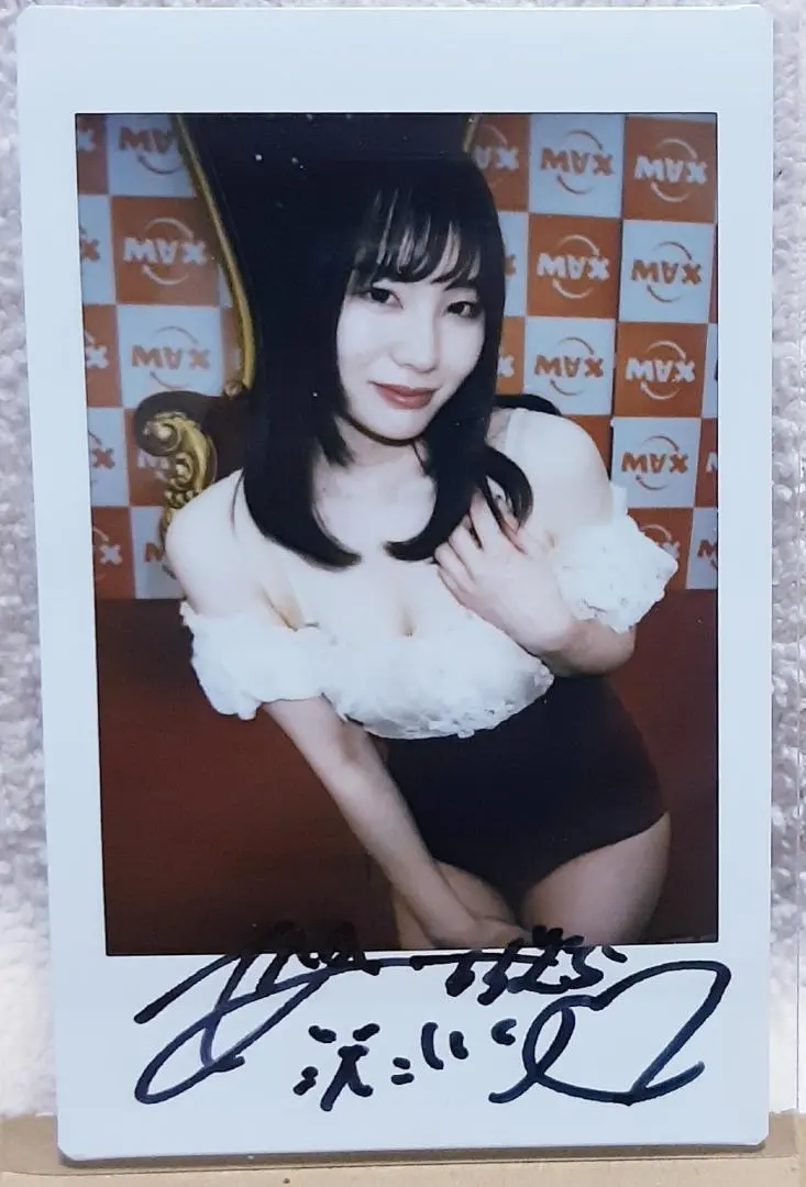 鈴村あいり　直筆サイン入りチェキ　チェキ　ハート　紫　むらさき 鈴村あいり 直筆サイン入りチェキ チェキ ハート 紫 むらさき - メルカリ