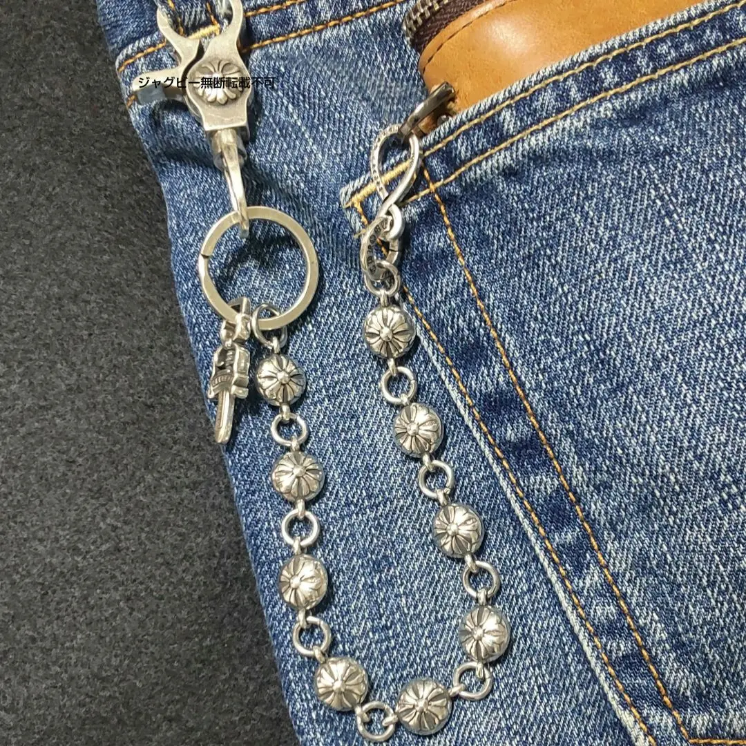 鑑定済正規品 クロムハーツ ファンシー ロング キーチェーン