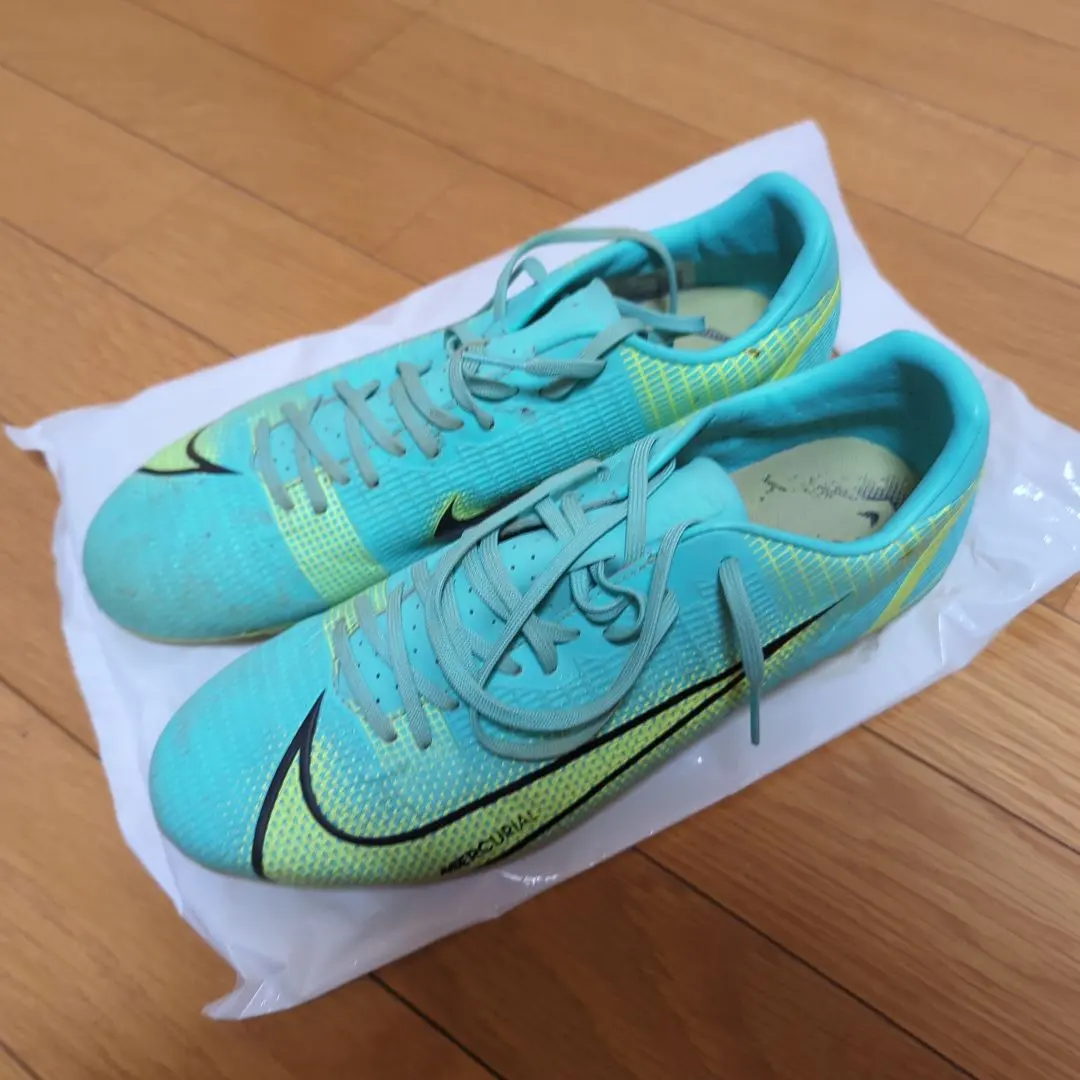 Thumbnail of Nike Mercurial Soccer Shoes, Aqua Blue