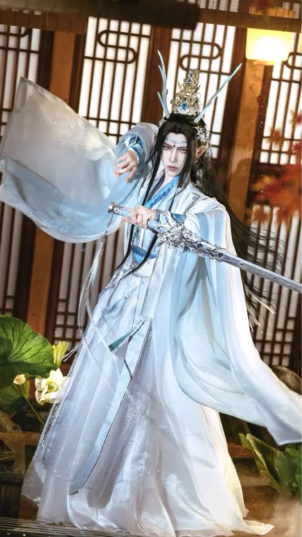 魔道祖師 藍湛 藍忘機コスプレ衣装  喵屋小铺製 成年 
公式正規品 新品未開封 猫屋小舗 魔道祖師 公式衣装 コスプレ 藍忘機 少年ver