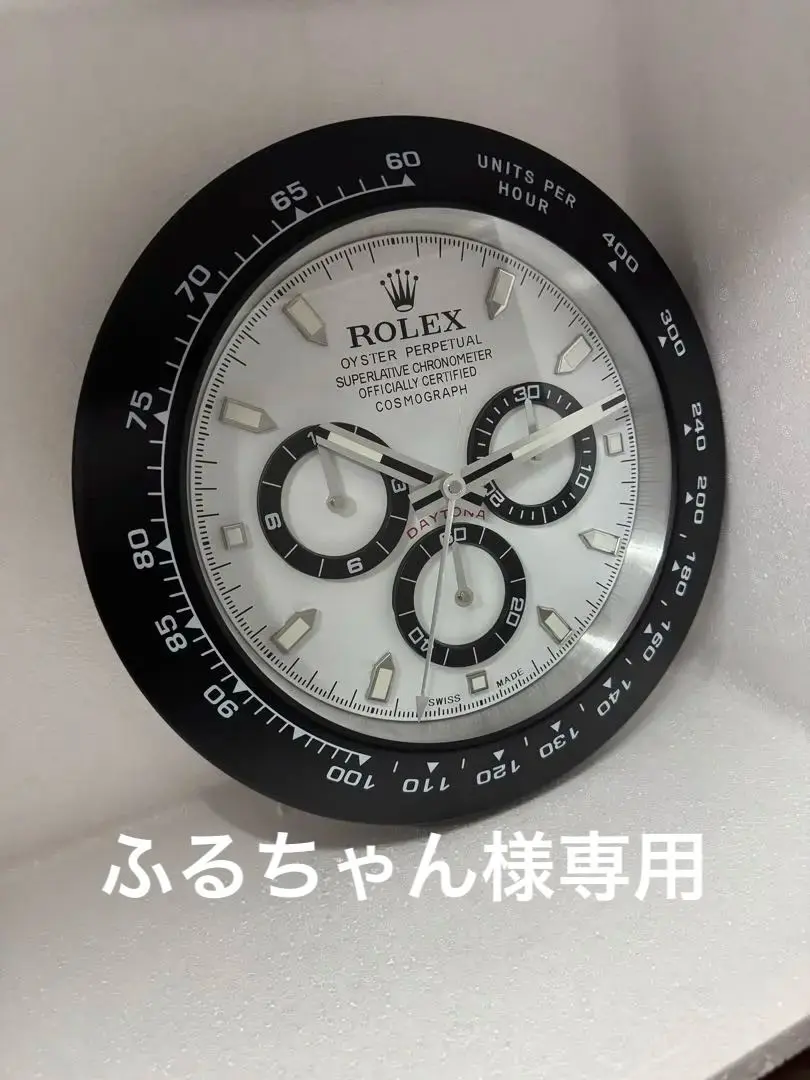 ロレックス　ROLEX デイトナ　掛け時計　ノベルティ ロレックス デイトナ 壁掛け時計（ロレックスROLEX デイトナ