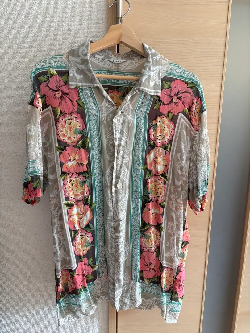 Thumbnail of 80s ficce Open Collar Aloha Shirt