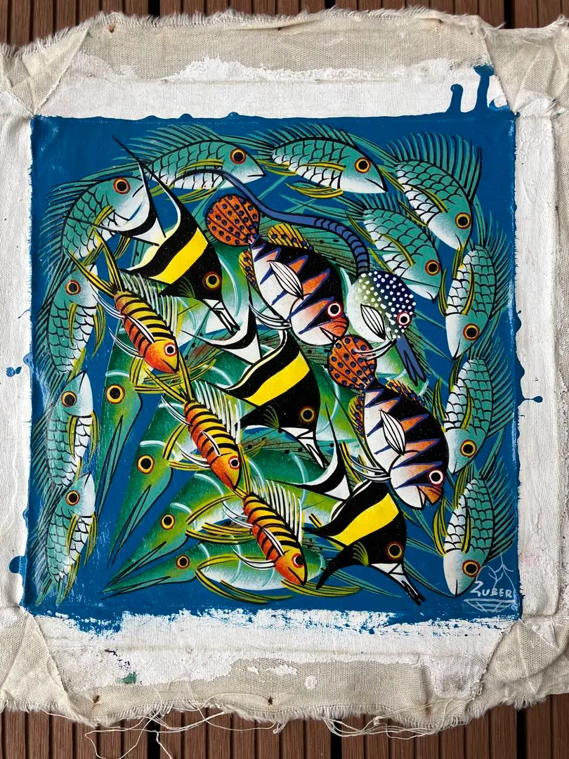 絵画 Tingatinga 20*20cm (11) ビッグ割引 | This 税込) Art captures the stunning TingaTinga