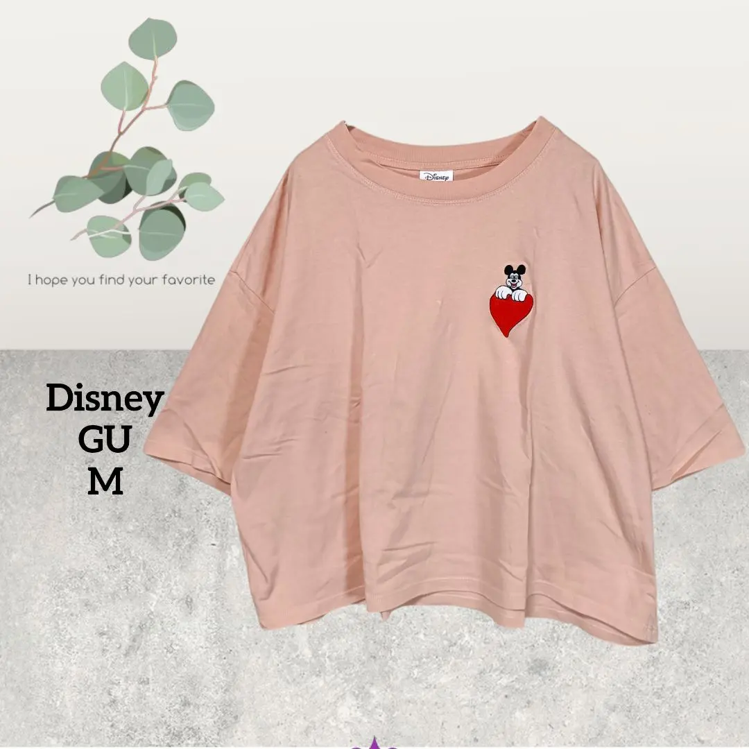 Thumbnail of h1493 Disney GU 【M】 Pink Mickey Embroidery Disney