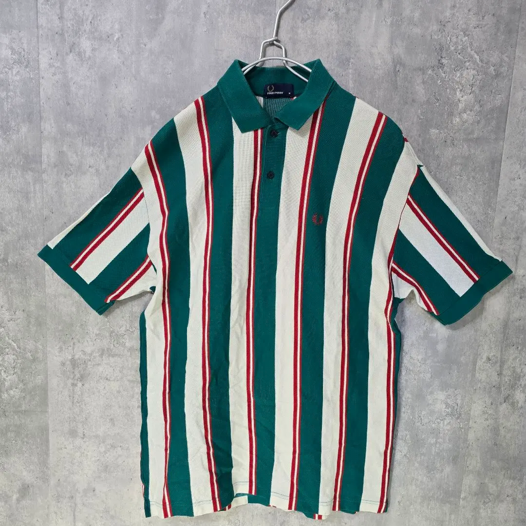 Thumbnail of FRED PERRY BEAMS Collaboration 90s Stripe Polo Shirt