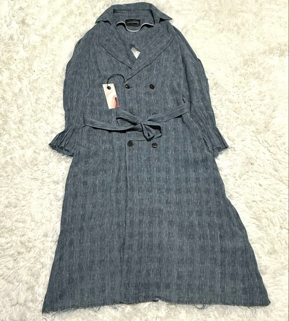 [未使用タグ付き]kotohayokozawa/トレンチコート/定価99000 未使用タグ付き]kotohayokozawa/トレンチコート/定価99000