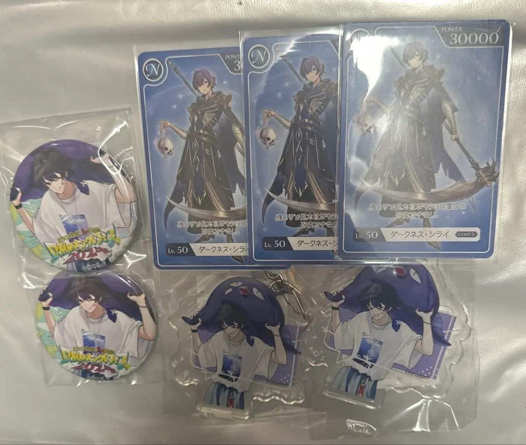 【ニキ&しろせんせー4点セット】　女子研究大学　アクスタ・缶バッジ　DMM限定 ニキ しろせんせー 女子研究大学 アクスタ・缶バッジ DMM限定