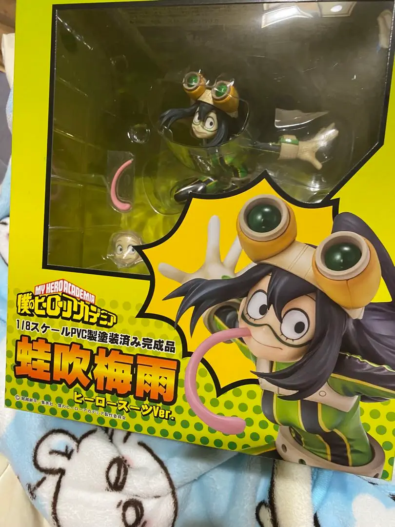 フィギュア　蛙吹梅雨 ヒーロースーツVer. 2Pカラー 「僕のヒーローアカデミア」 1/8 PVC製塗装済み完成品 ワンダーフェスティバル2019夏限定 駿河屋 -<中古>蛙吹梅雨 ヒーロースーツVer. 2Pカラー 「僕の