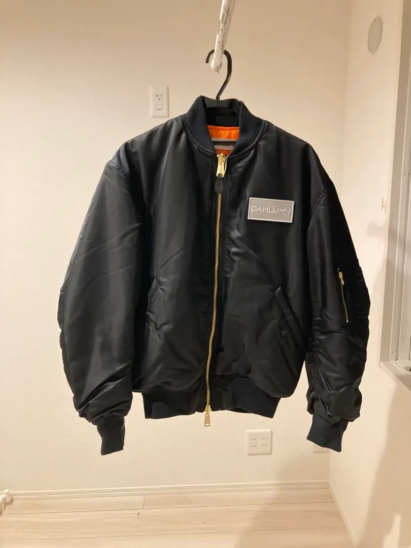 カウラム　cahlumn ma-1 シンサレート CAHLUMN/Magazine Pocket Nylon Twill Flight Jacket “MA-1