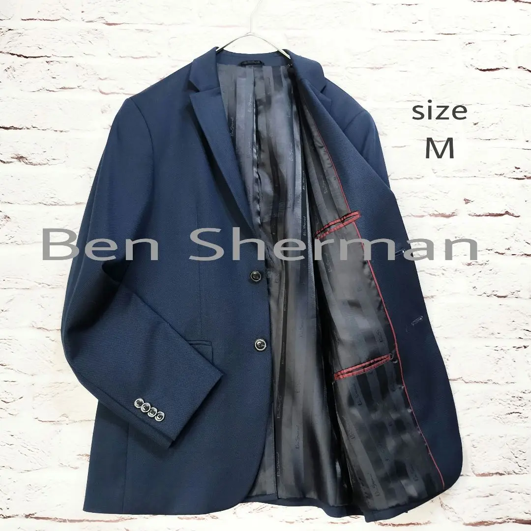 未使用　Ben Sherman ネイビー ストライプ テーラードジャケット 2025年最新】Ben Sherman メンズ テーラードジャケットの人気