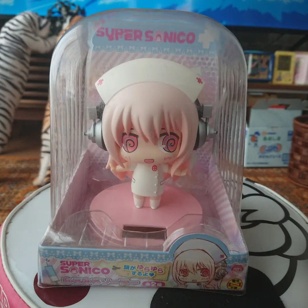 すーぱーそに子　ゆらゆらソーラー　フィギュア　水色　【未開封品】 Yahoo!オークション -「すーぱーそに子 ゆらゆらソーラー」の