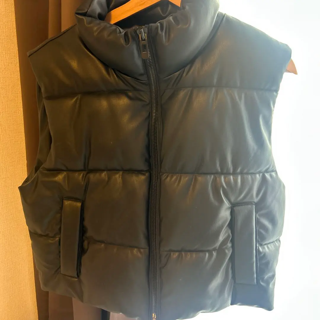 2025年最新】zara フェイクレザーパフベストの人気アイテム