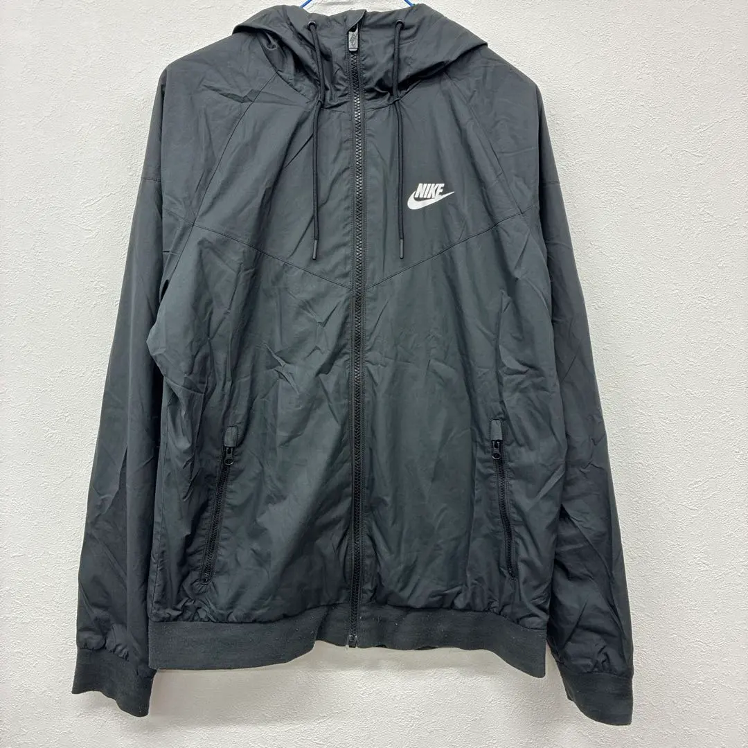 NIKE 尼龍外套 黑 S △30 的縮圖