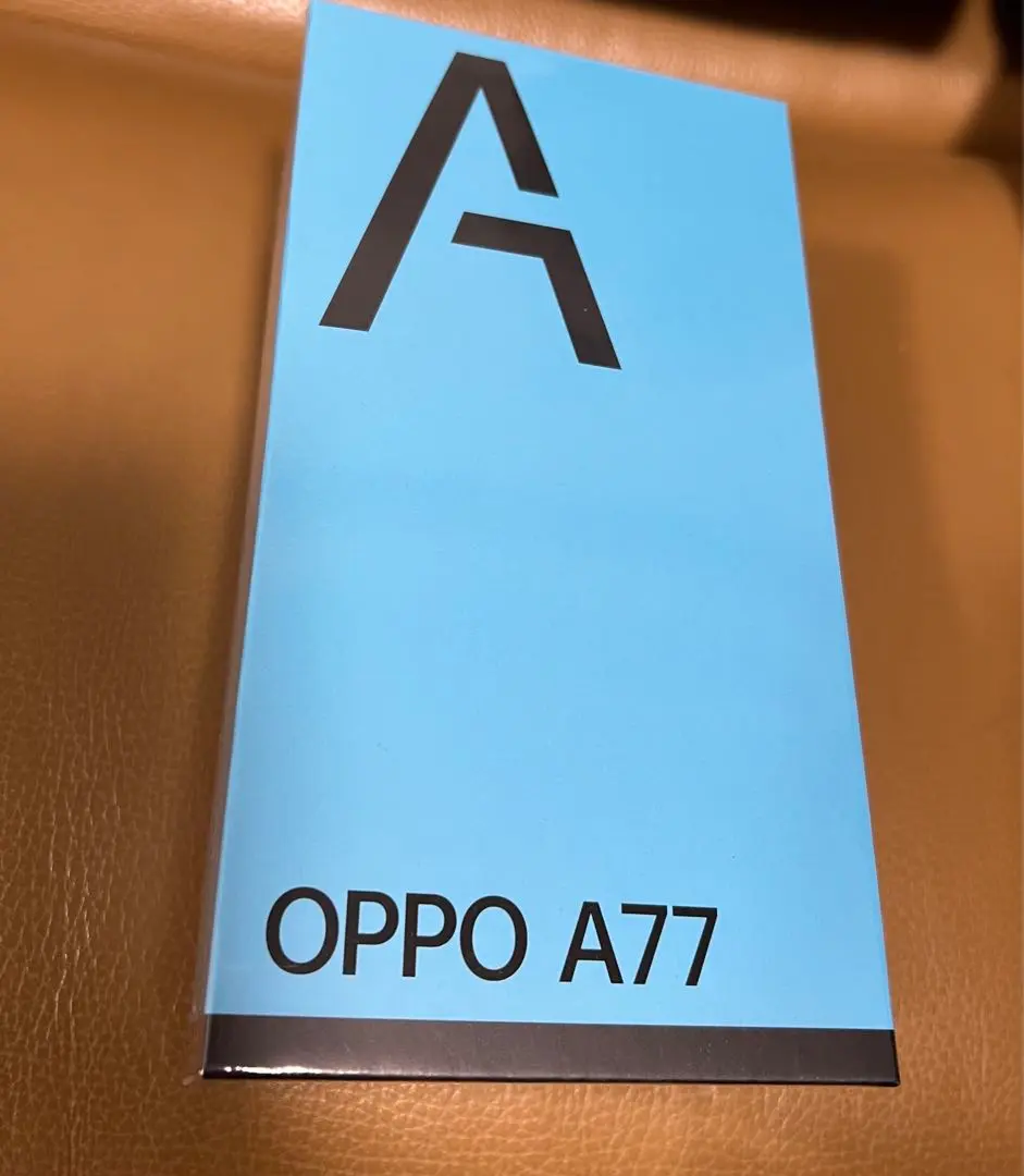 OPPO - OPPO A77ブルー　新品未開封品　匿名配送 OPPO 【新品未開封】OPPO A77 ブルー SIMフリー【即日発送、土
