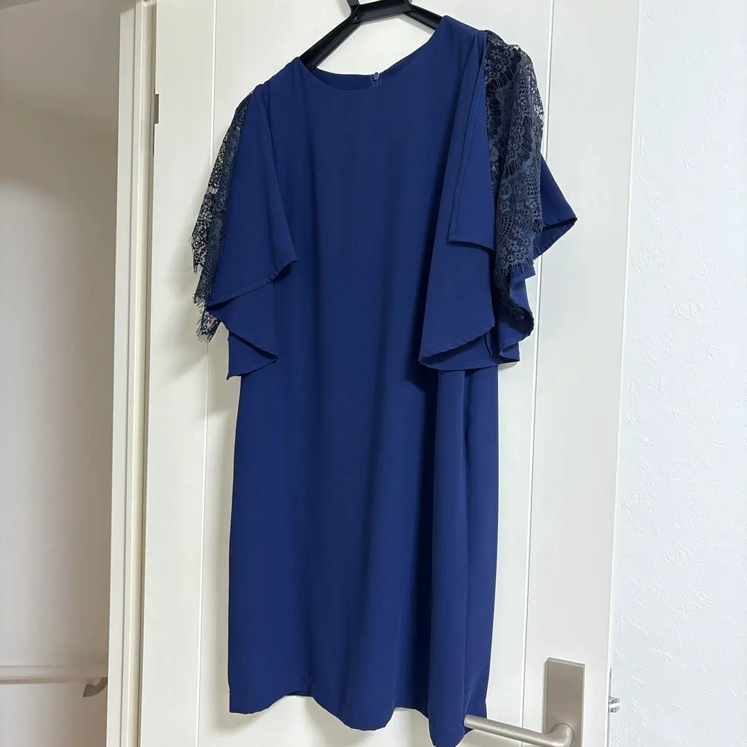 Thumbnail of Lace Flare Sleeve Dress, Size S