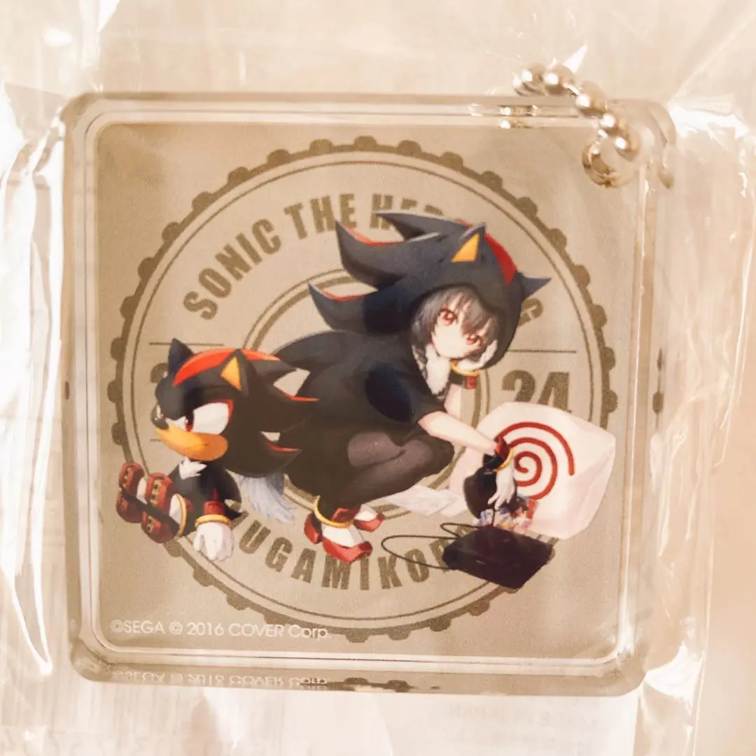 ソニころカフェ アクリルブロックキーホルダー ソニック シャドウ 2点セット ソニころ2024 アクリルブロックキーホルダー ソニック
