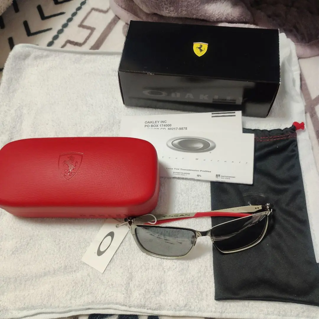 re-1137) OAKLEY CHAINLINK サングラス Ferrari Oakley Ferrari Special Edition Chainlink Sunglasses Black