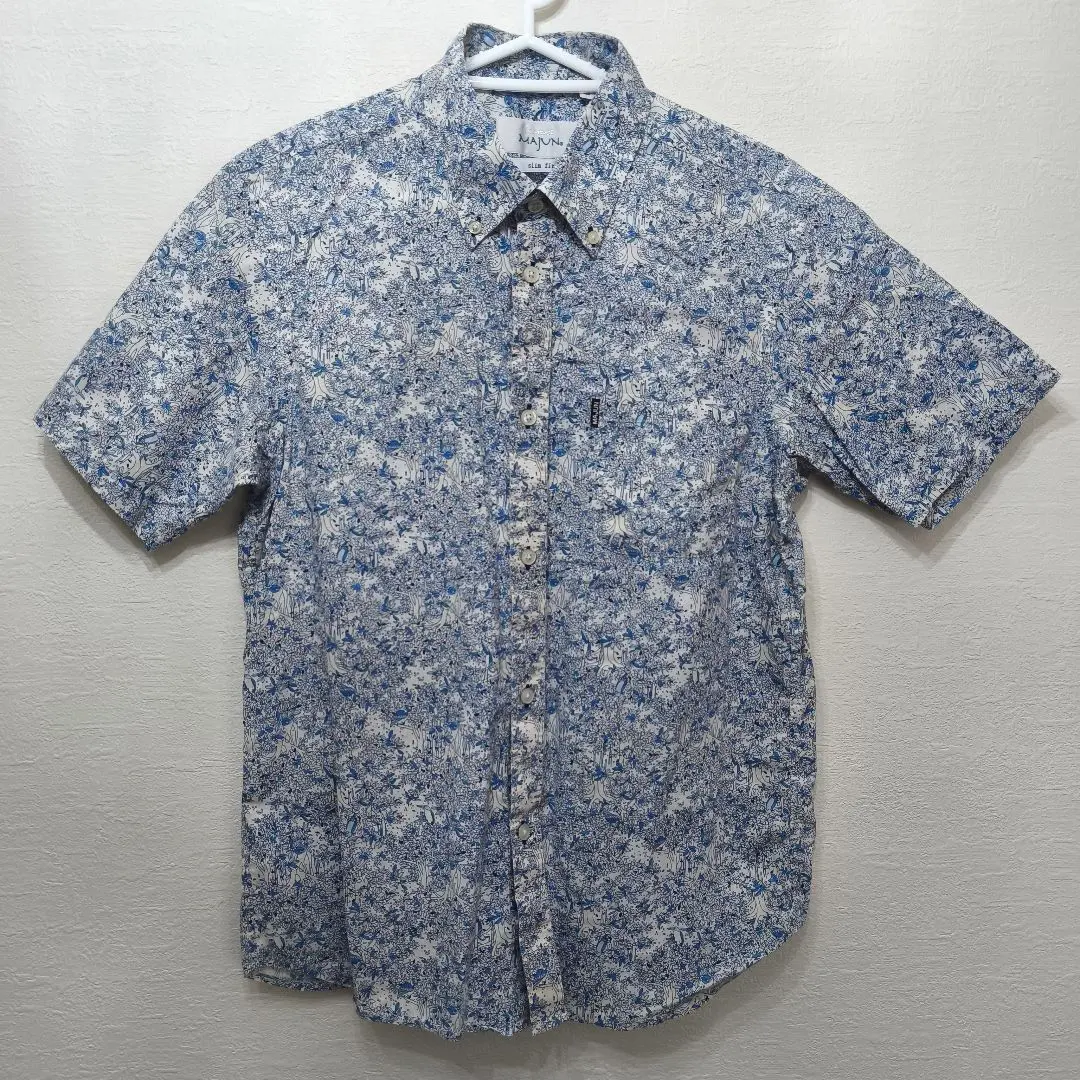 Thumbnail of MAJUN Majun Men's Okinawa Kariyushi Wear Cool Biz Aloha Shirt