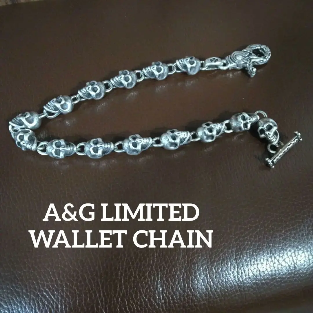 hop　A&G シルバー ロング ウォレットチェーン 2025年最新】A&G ウォレットチェーンの人気アイテム - メルカリ