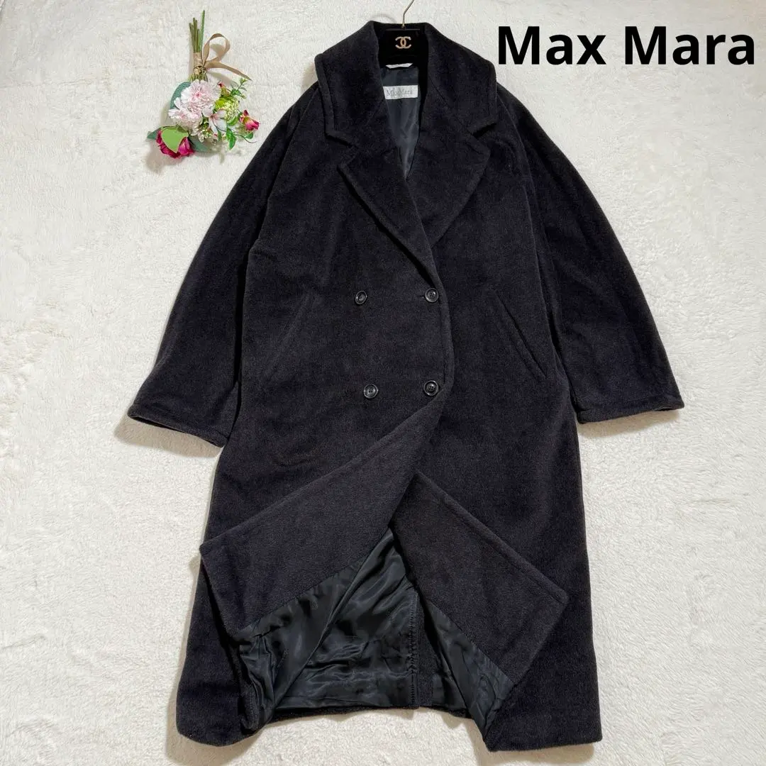 Thumbnail of Max Mara Long Coat, Cashmere Blend, Double-Breasted, Actress Collar, White Tag