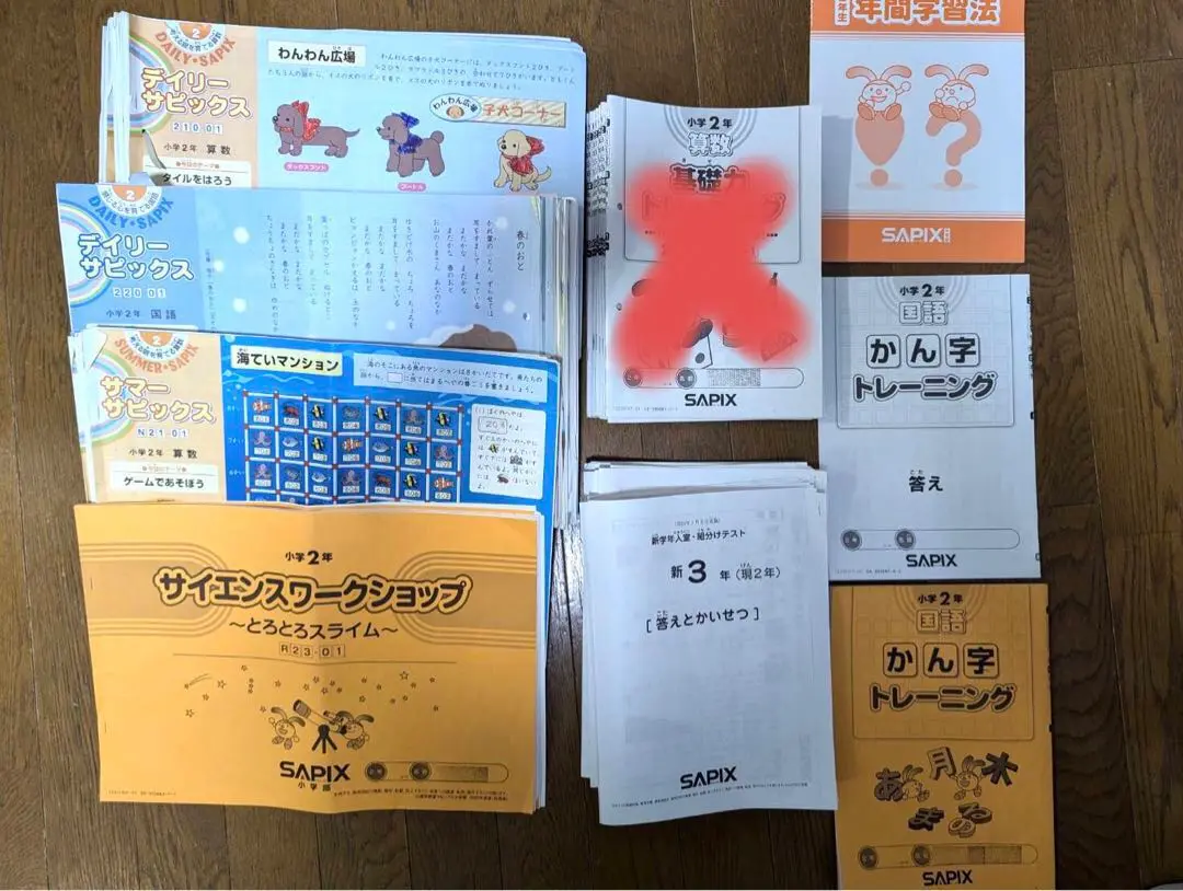 サピックス　3年生　2024年度　テスト　フルセット　7冊 サピックス 2024年 7月度復習テスト3年 原本！ - メルカリ