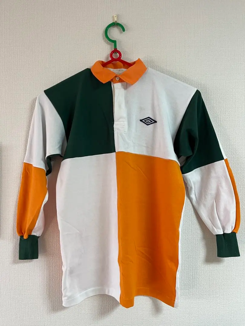 UMBRO スズキスポーツ　ラガーシャツ　日本製　レア　古着　ヴィンテージ UMBRO スズキスポーツラガーシャツ日本製レア古着ヴィンテージ