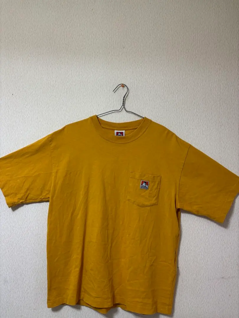 Thumbnail of BEN DAVIS Mustard T-shirt, Size M