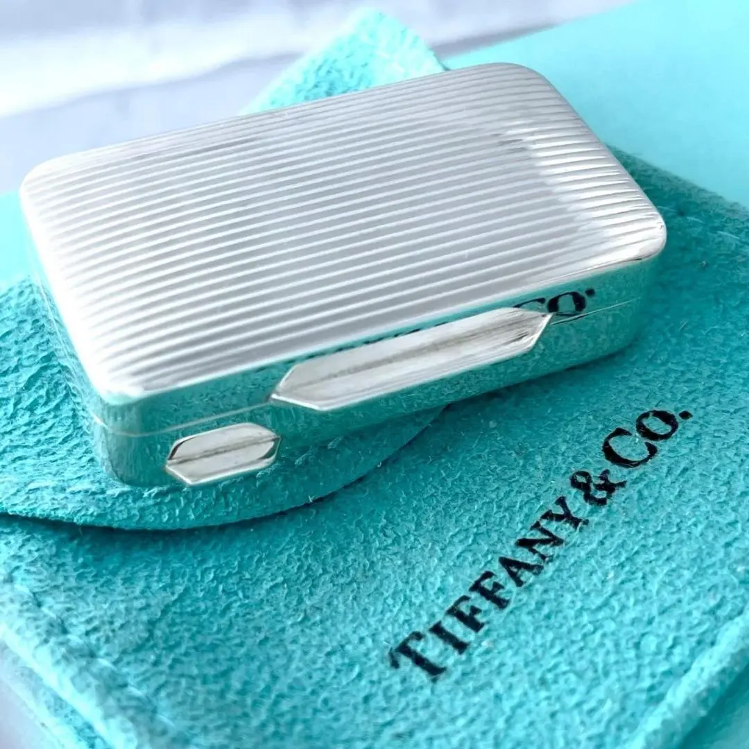 VintageTIFFANY ピルケース 925刻印 シルバー ジュエリーケース VINTAGE】TIFFANY&Co. ティファニー ピル ボックス 《シルバー